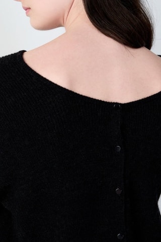 Gilet en laine et alpaga Essentiel - Noir