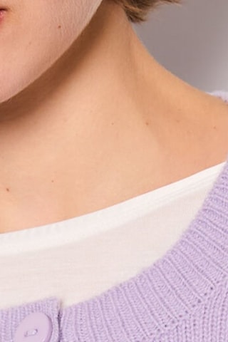 Gilet en laine Essentiel - Violet