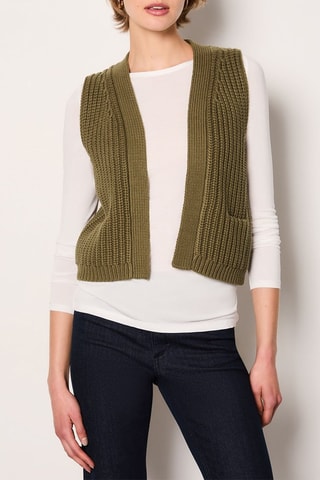 Gilet sans manches Essentiel - Kaki