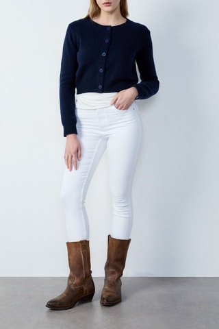 Gilet en laine Essentiel - Bleu marine