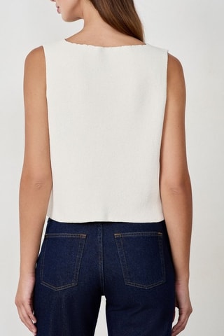 Gilet sans manches Timeless Summer - Blanc