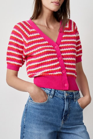 Gilet Vintage St Tropez - Fuchsia