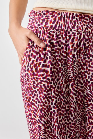 Pantalon Vintage St Tropez - Bordeaux et blanc