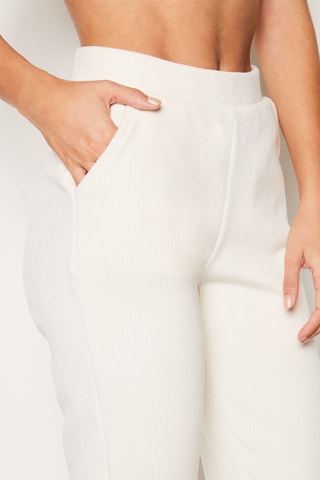 Jogging taille haute Pijy - Ecru