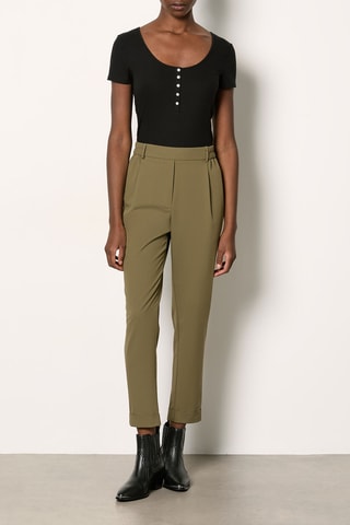 Pantalon Poman - Vert olive - Etam