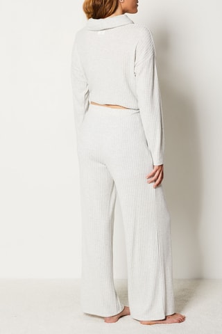 Pantalon Palino - Gris clair chiné - Etam