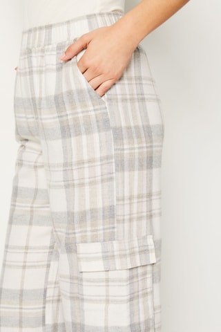 Pantalon Pargo - Blanc et gris clair - Etam