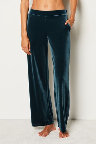 Pantalon en velours Vevy - Vert foncé - Etam
