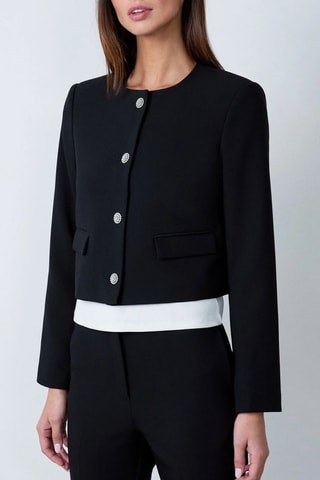 Veste courte On the guest liste - Noir
