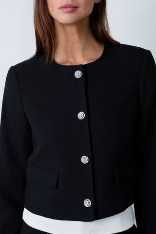 Veste courte On the guest liste - Noir
