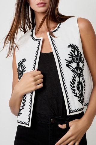 Veste sans manches Craty Retreat - Blanc