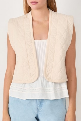Veste sans manches Coastal Cowgirl - Ecru