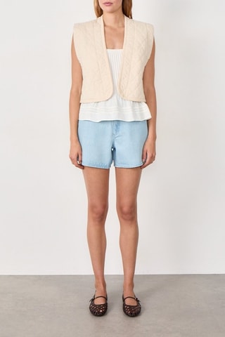 Veste sans manches Coastal Cowgirl - Ecru