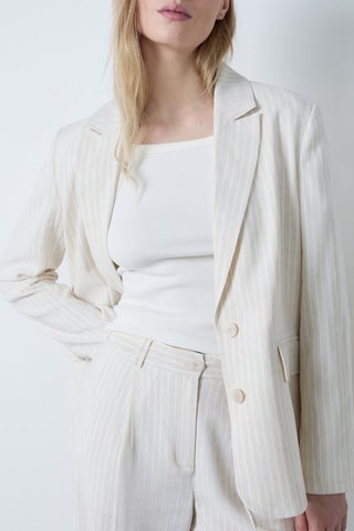 Veste Afetrnoon Light - Ecru et blanc