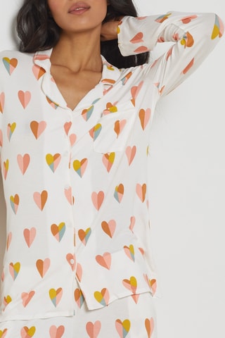 Chemise de pyjama - Ecru - Etam