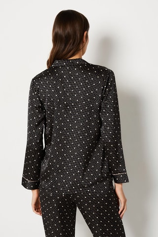 Chemise de pyjama  - Essentiels Chic -  Noir - Etam