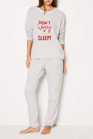 T - shirt de pyjama Gary -  Gris clair - Etam