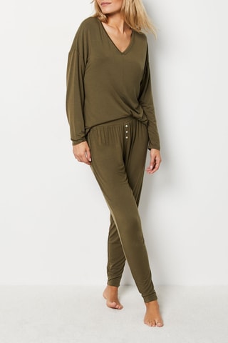 T-shirt de pyjama Mody -  Kaki