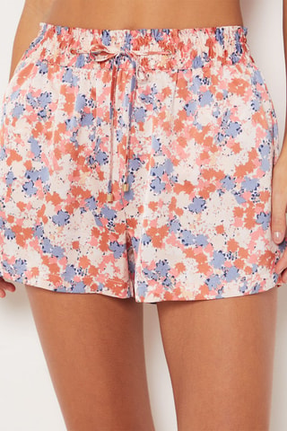 Short de pyjama - Rouge brique