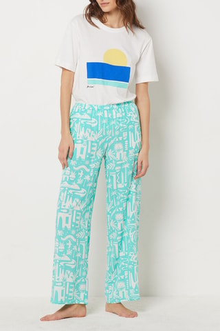 Pantalon de pyjama Gianna - Turquoise - Etam