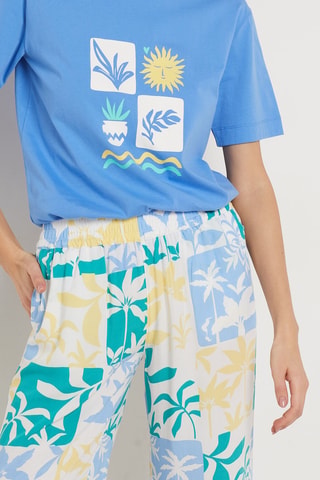 Pantalon de pyjama  - Greek Salad -  Blanc - Etam