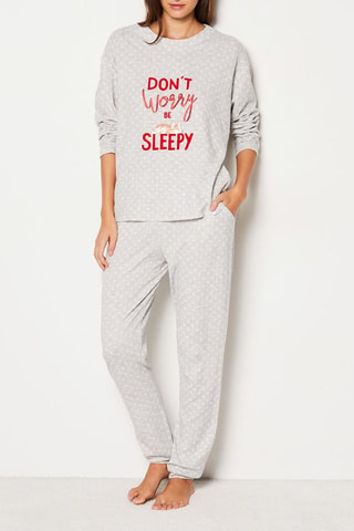 Pantalon de pyjama  - A Very Corgi Christm -  Gris clair - Etam