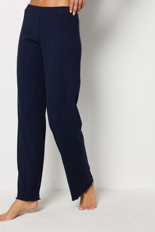 Pantalon de pyjama  - Coly -  Bleu marine - Etam