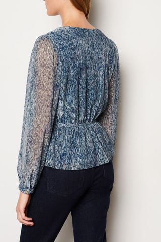 Blouse Musée de l’orangerie - Bleu cobalt - Etam