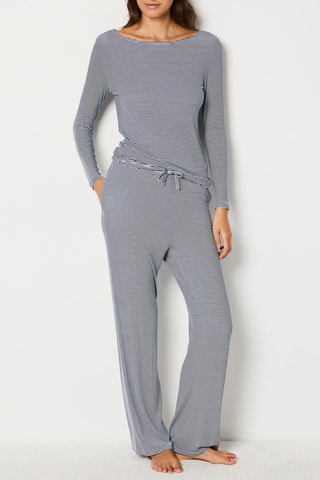 Top Molly Stripes - Bleu marine - Etam