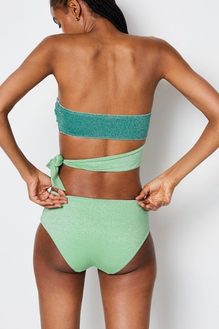 Crop top bustier de bain Boreal - Vert - Etam