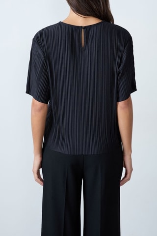 Top plissé Mordern Gypset - Noir