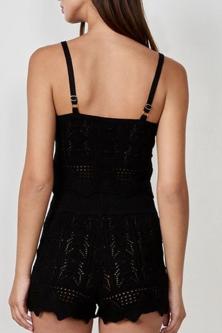 Crop top Craty Retreat - Noir
