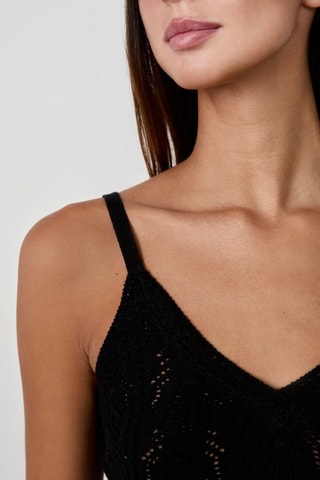Crop top Craty Retreat - Noir
