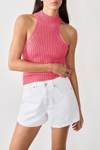 Top sans manches Vintage St Tropez - Rose