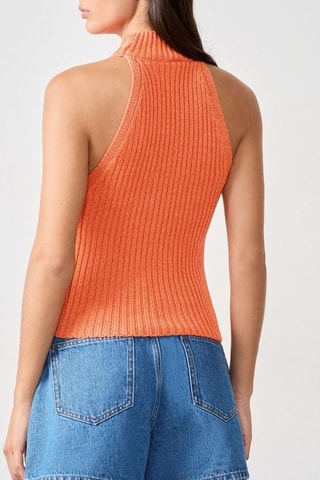 Top sans manches Vintage St Tropez - Corail