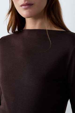 T-shirt Marche aux Fleurs - Marron