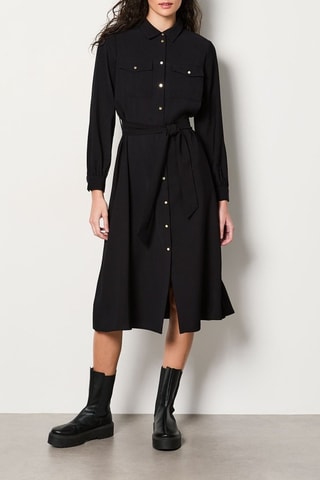 Robe chemise Rdv Au Studio - Noir