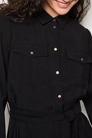 Robe chemise Rdv Au Studio - Noir