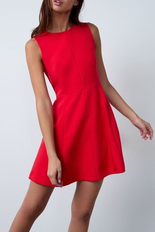 Robe patineuse On The Guest Liste - Rouge