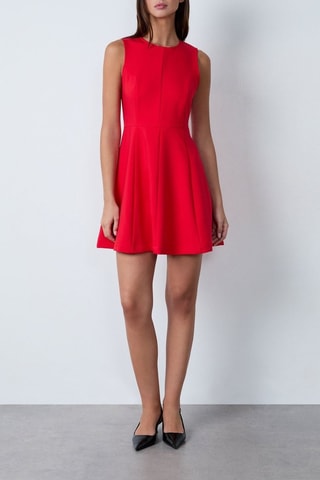 Robe patineuse On The Guest Liste - Rouge