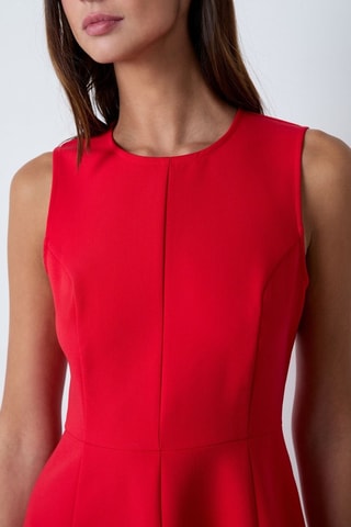 Robe patineuse On The Guest Liste - Rouge