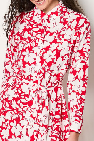 Robe chemise Essentiel - Rouge