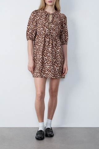 Robe patineuse Boulevard Beaumarchais - Marron