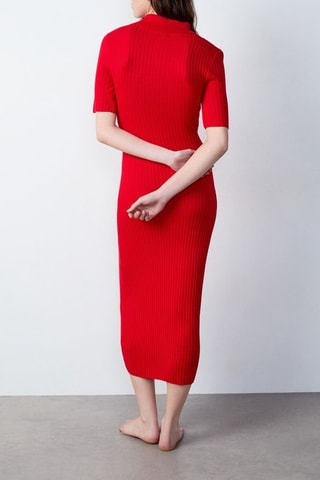Robe fourreau Boulevard Beaumarchais - Rouge