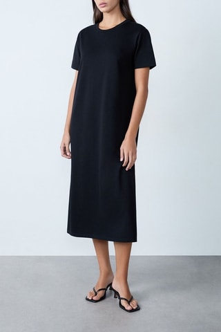 Robe midi Indispensables - Bleu marine