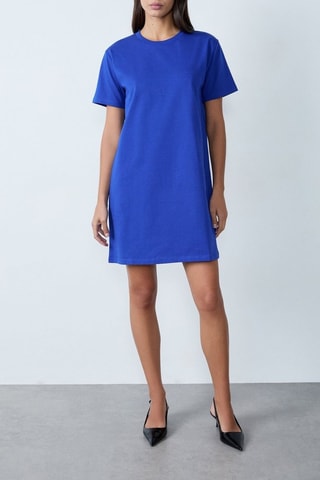 Vestido camiseta Mordern Gypset - Azul cobalto