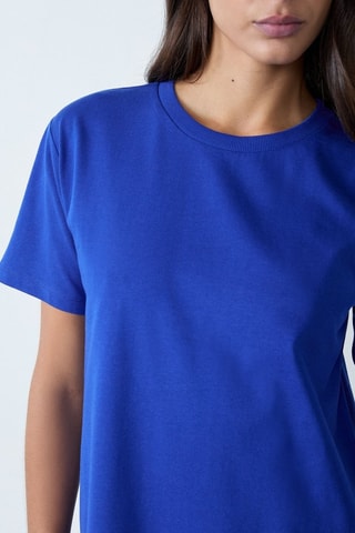Vestido camiseta Mordern Gypset - Azul cobalto