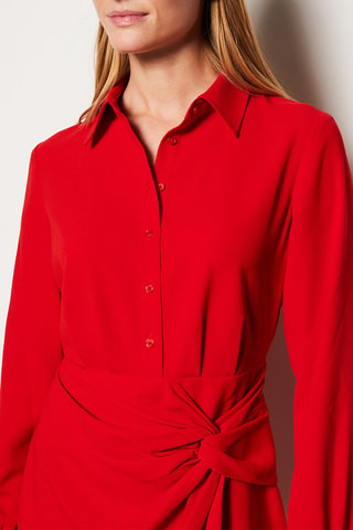 Robe portefeuille Mara - Rouge