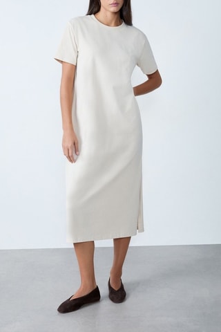 Robe droite Indispensables - Ecru