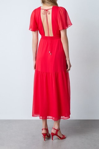 Robe midi On the guest liste - Rouge